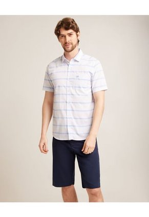 Bermuda Para Hombre Regular Largo Color Azul  Marca Patprimo #44100414