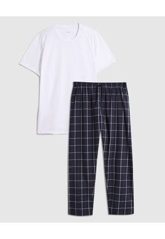 Pijama  Para Hombre M/C P/L Color Azul Marca Patprimo #44040239 Patprimo