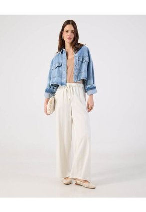 Pantalón  Para Mujer Jogger Color Crema Marca Patprimo #30072106