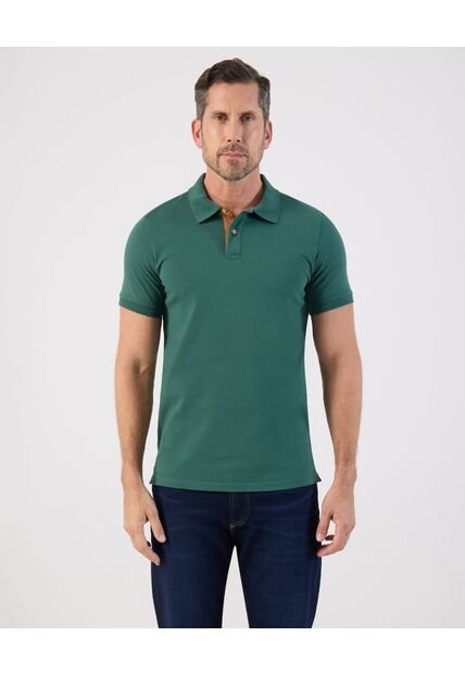 Polo  Para Hombre Cuello Tejido Sin Bolsillo Color Verde Marca Patprimo #44117285
