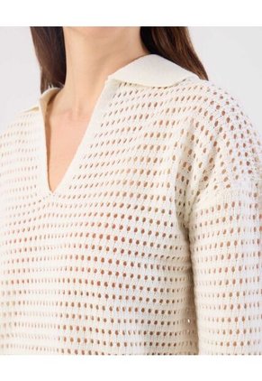 Saco  Para Mujer Cuello V Color Crema Marca Patprimo #30330671