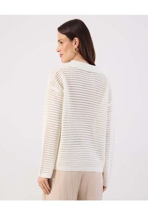 Saco  Para Mujer Cuello V Color Crema Marca Patprimo #30330671