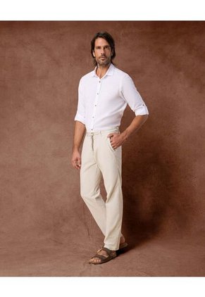Pantalón  Para Hombre Multiusos Punto Color Beige Marca Patprimo #44077312
