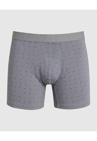 Boxer X1 Para Hombre Fleat Seamer Medio Color Gris Marca Patprimo #44000522 Patprimo