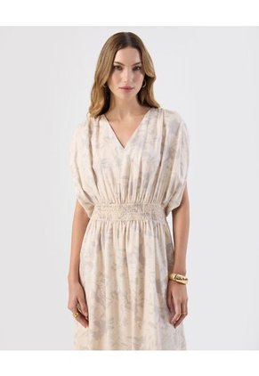 Vestido  Para Mujer M/C Medio Color Crema Marca Patprimo #30171084