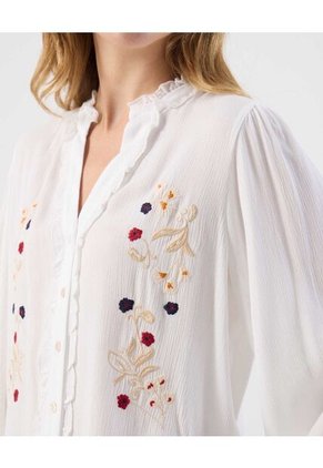 Blusa  Para Mujer Manga Larga Color Blanco Marca Patprimo #30123636