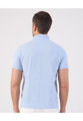 Polo  Para Hombre Cuello Tejido Sin Bolsillo Color Azul Marca Patprimo #44117242