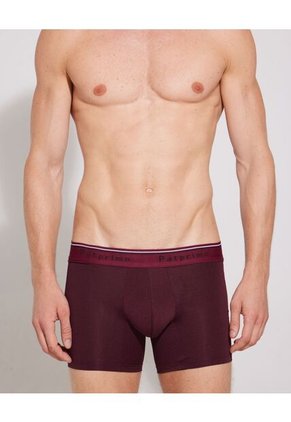 Pantaloncillo Boxer En Microfibra X1 Para Hombre Vino Patprimo
