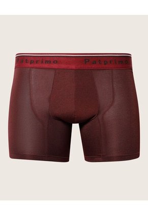 Pantaloncillo Boxer En Microfibra X1 Para Hombre Vino Patprimo