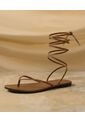 Sandalias  Para Mujer Sandalia Color Café Marca Patprimo #30690139 de Patprimo