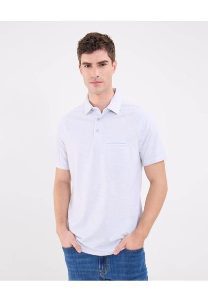Polo Para Hombre Cuello Maquina Con Bolsillo Color Blanco Marca Patprimo #44112625