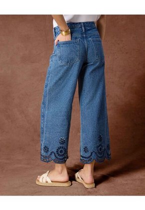 Jean  Para Mujer Culotte Color Azul Marca Patprimo #30160509