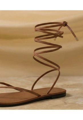 Sandalias  Para Mujer Sandalia Color Café Marca Patprimo #30690139
