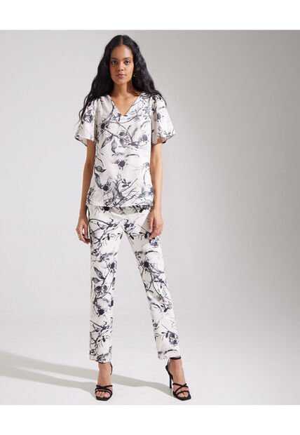 Pantalón Para Mujer  Color Blanco Marca Patprimo #30071730