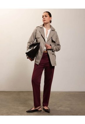 Pantalón Para Mujer Chino Color Vino Marca Patprimo #30072052