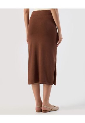 Falda  Para Mujer Medio Color Café Marca Patprimo #30140414