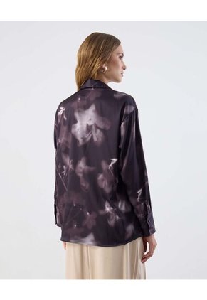 Camisa  Para Mujer Manga Larga Color Morado Marca Patprimo #30010730