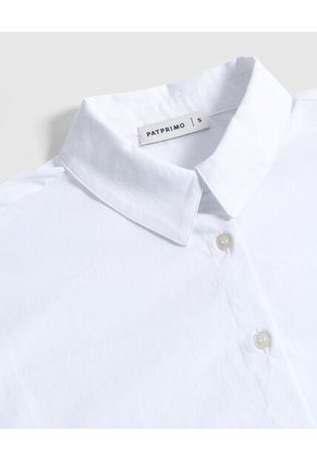 Camisa  Para Mujer Manga Corta Color Blanco Marca Patprimo #30018314