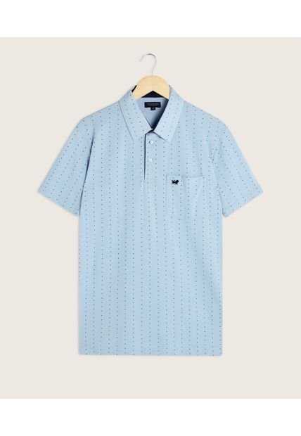 Polo Para Hombre Cuello Maquina Con Bolsillo Color Azul Claro Marca Patprimo #44110981
