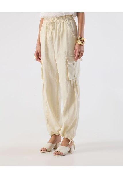 Pantalón  Para Mujer Moda Color Crema Marca Patprimo #30072114