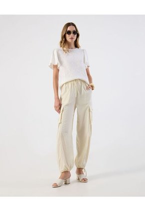 Pantalón  Para Mujer Moda Color Crema Marca Patprimo #30072114