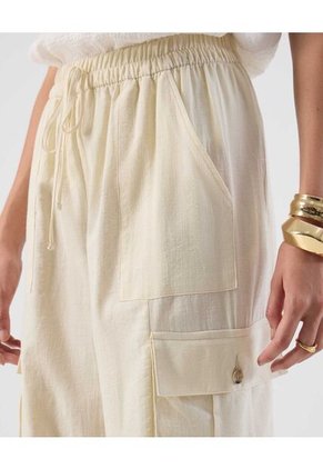 Pantalón  Para Mujer Moda Color Crema Marca Patprimo #30072114