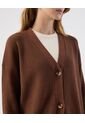 Saco  Para Mujer Cardigan Color Café Marca Patprimo #30330668 de Patprimo