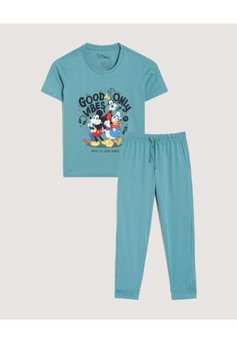 Pijama  Infantil Niño M/C P/L Color Azul Marca Patprimo #66040076 Patprimo