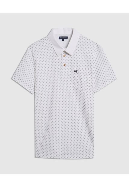 Polo Para Hombre Cuello Maquina Con Bolsillo Color Crema Marca Patprimo #44112576