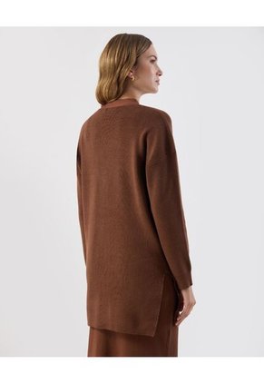 Saco  Para Mujer Cardigan Color Café Marca Patprimo #30330668