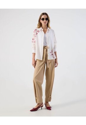 Pantalón  Para Mujer Moda Color Café Marca Patprimo #30072109