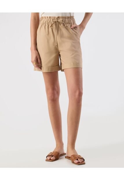 Bermuda  Para Mujer Regular Corto Color Café Marca Patprimo #30100402