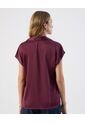 Blusa  Para Mujer Manga Corta Color Vino Marca Patprimo #30123569 de Patprimo