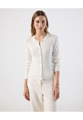 Saco  Para Mujer Cardigan Color Blanco Marca Patprimo #30330667 Patprimo