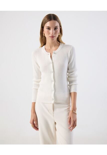 Saco  Para Mujer Cardigan Color Blanco Marca Patprimo #30330667
