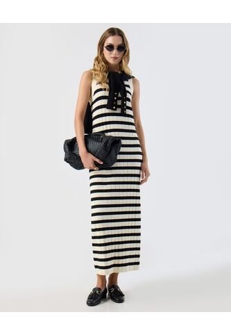 Vestido  Para Mujer M/Sisa Largo Color Crema Marca Patprimo #30171067 Patprimo