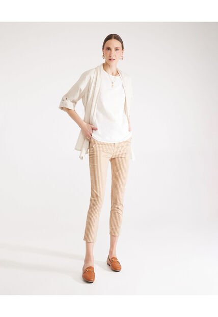 Pantalón Para Mujer Chino Color Beige Marca Patprimo #30071621