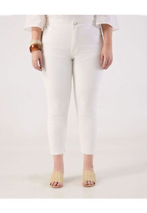 Jean  Para Mujer Mom Color Blanco Marca Patprimo #14160271