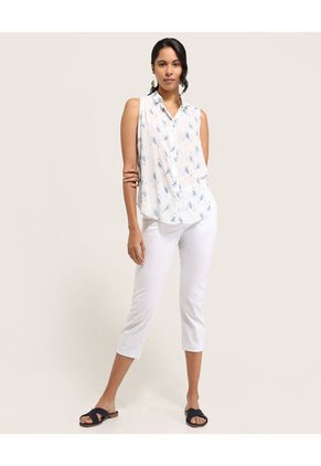 Pantalón Para Mujer Capri Color Blanco Marca Patprimo #30071383