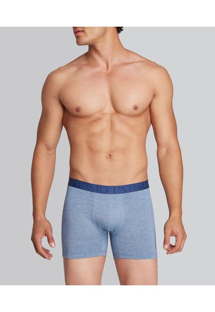 Boxer Para Hombre Filete Medio Color Azul Medio Marca Patprimo #44000292