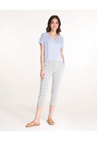 Pantalón Para Mujer Capri Color Blanco Marca Patprimo #30071573 Patprimo