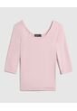 Camiseta Para Mujer Manga 3/4 Cuello Redondo Color Rosa Marca Patprimo #30093803 de Patprimo
