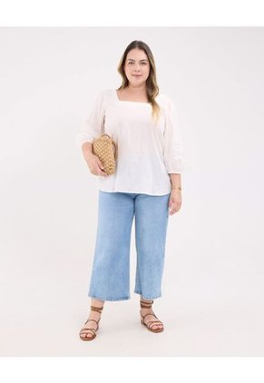 Blusa Para Mujer Manga 3/4 Color Blanco Marca Patprimo #14121390