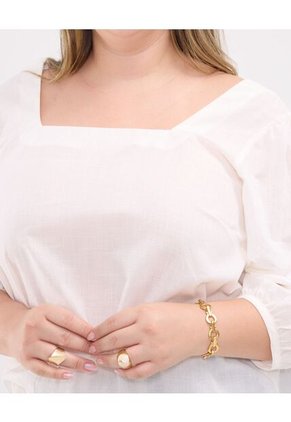 Blusa Para Mujer Manga 3/4 Color Blanco Marca Patprimo #14121390