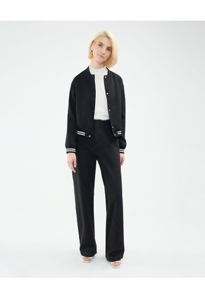 Chaqueta Para Mujer Bomber Color Negro Marca Patprimo #30080546