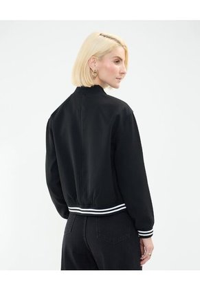 Chaqueta Para Mujer Bomber Color Negro Marca Patprimo #30080546