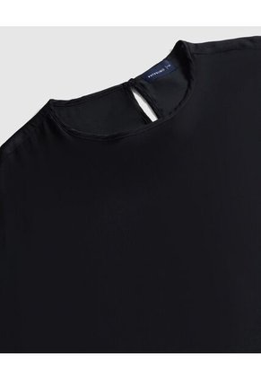 Blusa  Para Mujer Manga Corta Color Negro Marca Patprimo #14121415