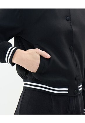 Chaqueta Para Mujer Bomber Color Negro Marca Patprimo #30080546