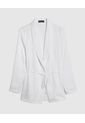 Chaqueta Para Mujer Patprimo Color Crudo Material Algodón 97% Elastano 3% de Patprimo