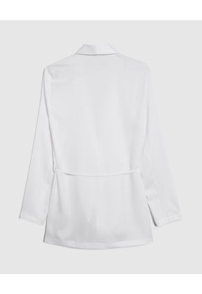 Chaqueta Para Mujer Patprimo Color Crudo Material Algodón 97% Elastano 3%